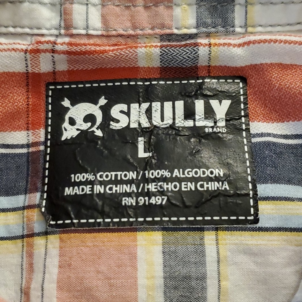 Skully Men's Western Shirt - Picture 3 of 3